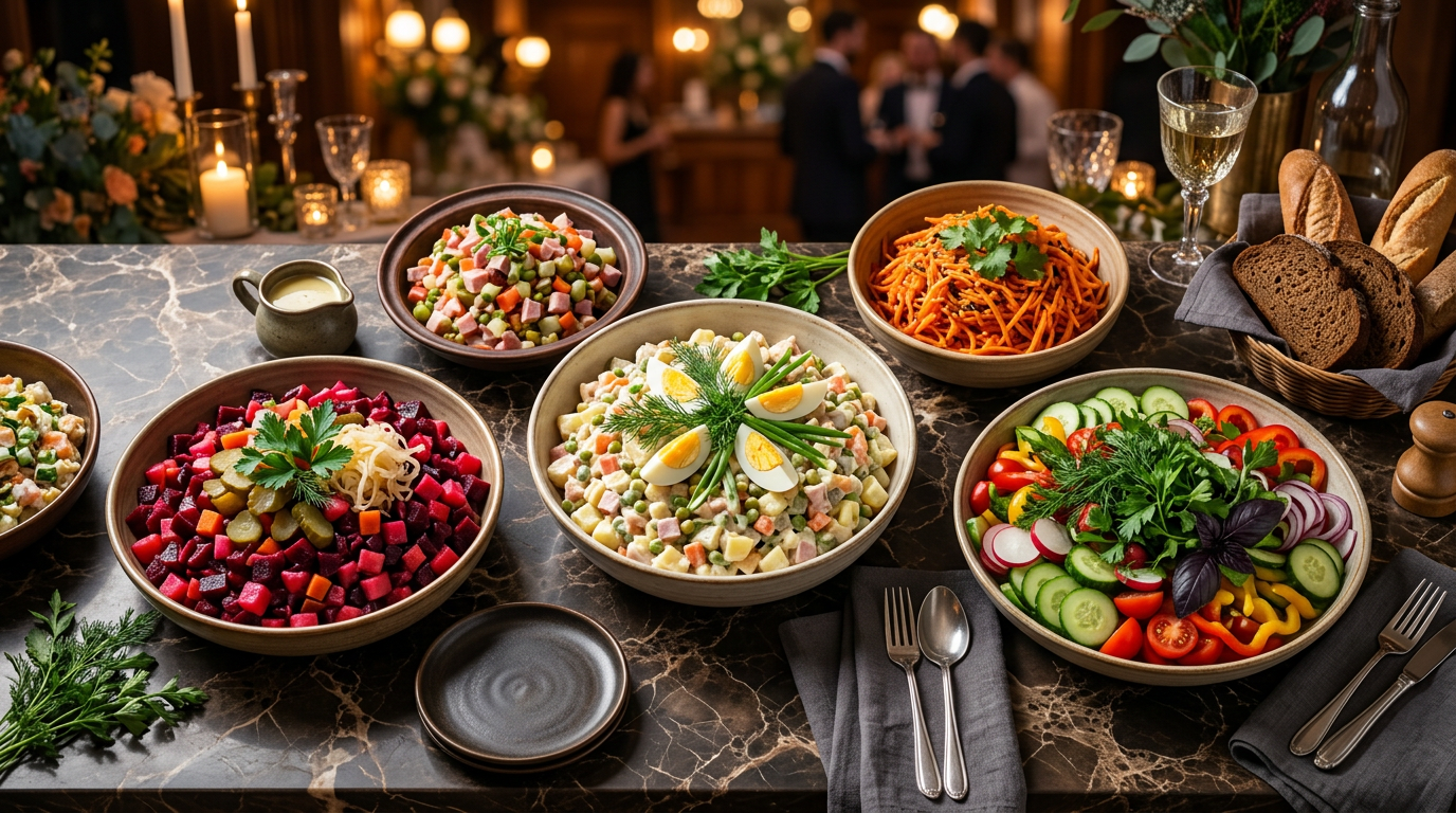 Сытные салаты