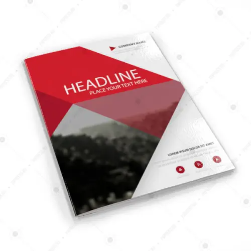 Брошюра на скрепке