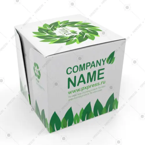 Куб блок для записей (кубарик) в коробочке